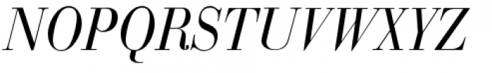 Bodoni Classic Italic Font UPPERCASE