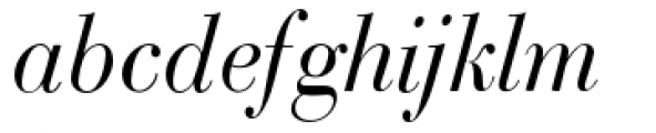 Bodoni Classic Italic Font LOWERCASE