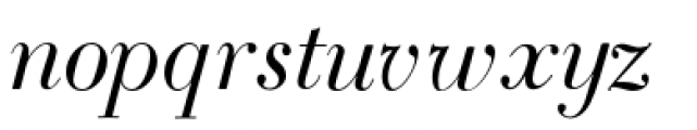 Bodoni Classic Italic Font LOWERCASE