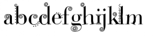 Bodoni Comedia Regular Font LOWERCASE