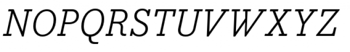 Bodoni Egyptian Pro Italic Font UPPERCASE