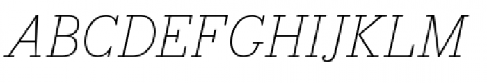 Bodoni Egyptian Pro X Light Italic Font UPPERCASE
