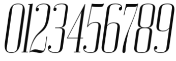 Bodoni Z37 L Compressed Light Italic Font OTHER CHARS