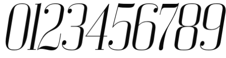 Bodoni Z37 L Condensed Light Italic Font OTHER CHARS