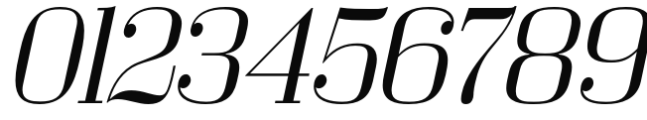 Bodoni Z37 M Extended Light Italic Font OTHER CHARS