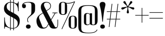 Bodoni Z37 M Regular Font OTHER CHARS