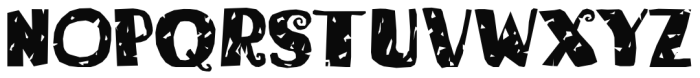 Bogeyman Eroded Font UPPERCASE