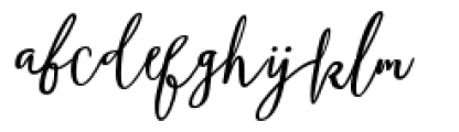 Boho Script Bold Italic Font LOWERCASE