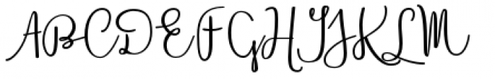 Boho Script Bold Font UPPERCASE