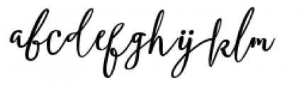 Boho Script Drop Bold Italic Font LOWERCASE