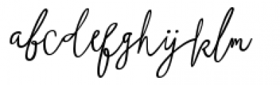 Boho Script Line Bold Italic Font LOWERCASE