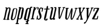Boho Serif Bold Italic Font LOWERCASE