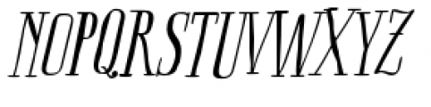 Boho Serif Italic Font UPPERCASE