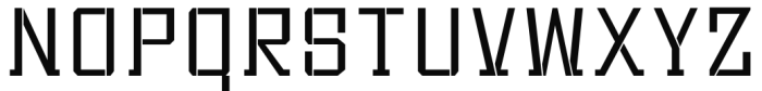 Bomburst Condensed Light Font UPPERCASE