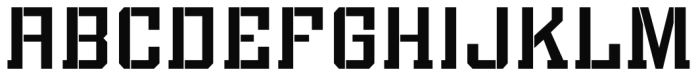 Bomburst Condensed Regular Font UPPERCASE