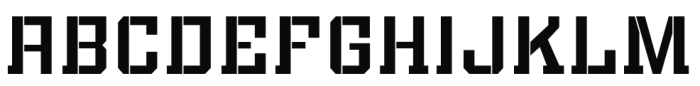 Bomburst Condensed Regular Font LOWERCASE