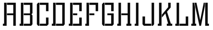 Bomburst Extra Condensed Light Font UPPERCASE