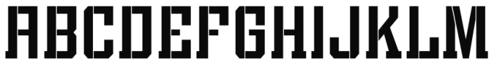 Bomburst Extra Condensed Regular Font UPPERCASE