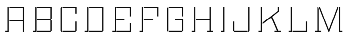 Bomburst Thin Font LOWERCASE