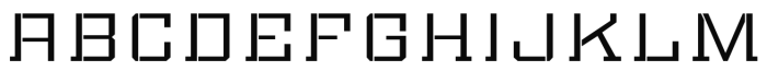 Bomburst Wide Light Font LOWERCASE