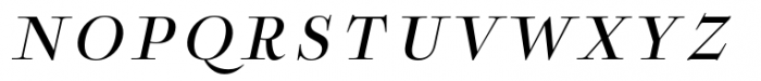 Boncaire Titling Medium Italic Font UPPERCASE