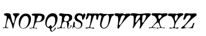 Bonsai Italic Font UPPERCASE