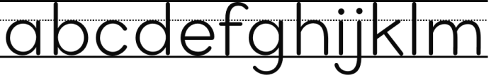 Bookbag Lined Regular Font LOWERCASE