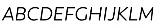 Boston Regular Italic Font UPPERCASE