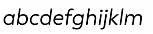 Boston Regular Italic Font LOWERCASE