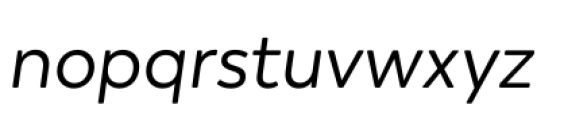 Boston Regular Italic Font LOWERCASE