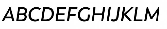 Boston SemiBold Italic Font UPPERCASE