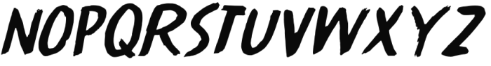 Bouteilles Italic Font UPPERCASE