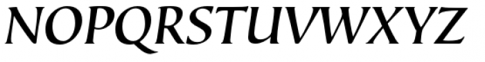 Bouwsma Text Medium Italic Font UPPERCASE