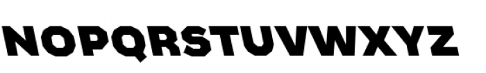 Bowie Black Reverse Italic Font LOWERCASE