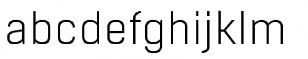 Boxed Light Font LOWERCASE