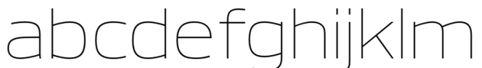 Boxley Thin Font LOWERCASE