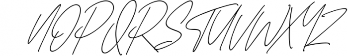 Boardsky Monoline Signature Font 1 Font UPPERCASE