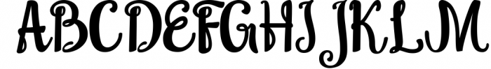 Bobbie Typeface Font UPPERCASE