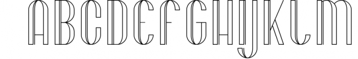 Bohem - Display font | 2 styles 1 Font UPPERCASE
