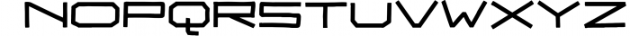 Boinger - Expanded Typeface Font UPPERCASE