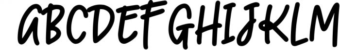 Boisterous - A casual handwriting font! Font UPPERCASE