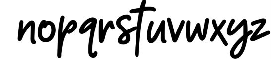 Boisterous - A casual handwriting font! Font LOWERCASE