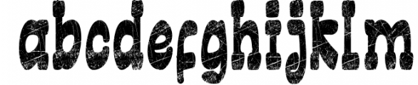 Bold Grunge 1 Font LOWERCASE