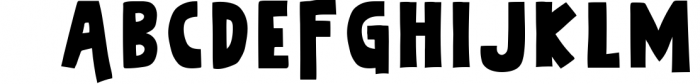 Bolder Typeface 1 Font LOWERCASE