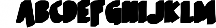 Bolder Typeface 2 Font UPPERCASE