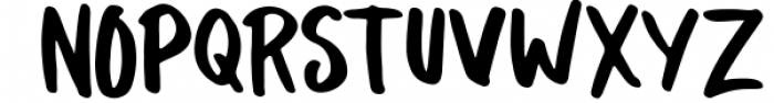 Boldey Typeace - A New Handwritten Bold Font Font UPPERCASE
