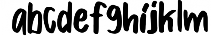 Boldey Typeace - A New Handwritten Bold Font Font LOWERCASE