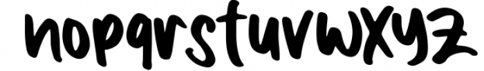Boldey Typeace - A New Handwritten Bold Font Font LOWERCASE