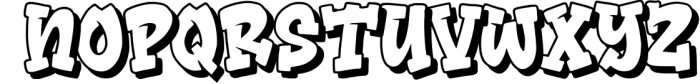 Bomber Squad Graffiti Font 1 Font LOWERCASE