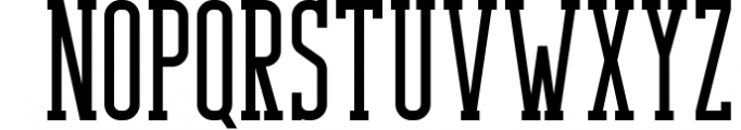 Bondie - Condensed Slab Serif Font Font UPPERCASE